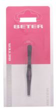 Blued straight-tip tweezers