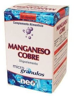 Manganese Copper Microgranules 50 Capsules