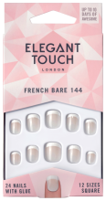 French Bare 144 False Nails 24 units