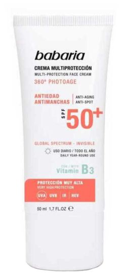 Sun Cream Spf 50 + Anti-Aging 50 ml