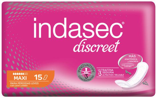 Discreet Compress Maxi 15 units