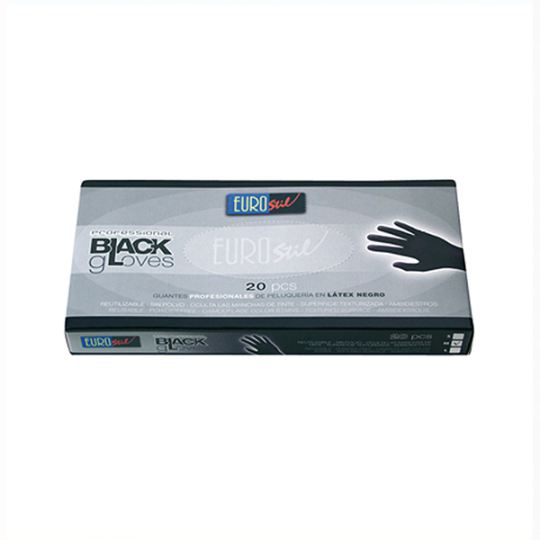 Black Latex Gloves 20 units